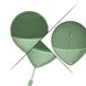 Силиконовая щетка для чистки и массажа лица и тела + очистка ультразвуком, цвет зеленого мха. Оригинал