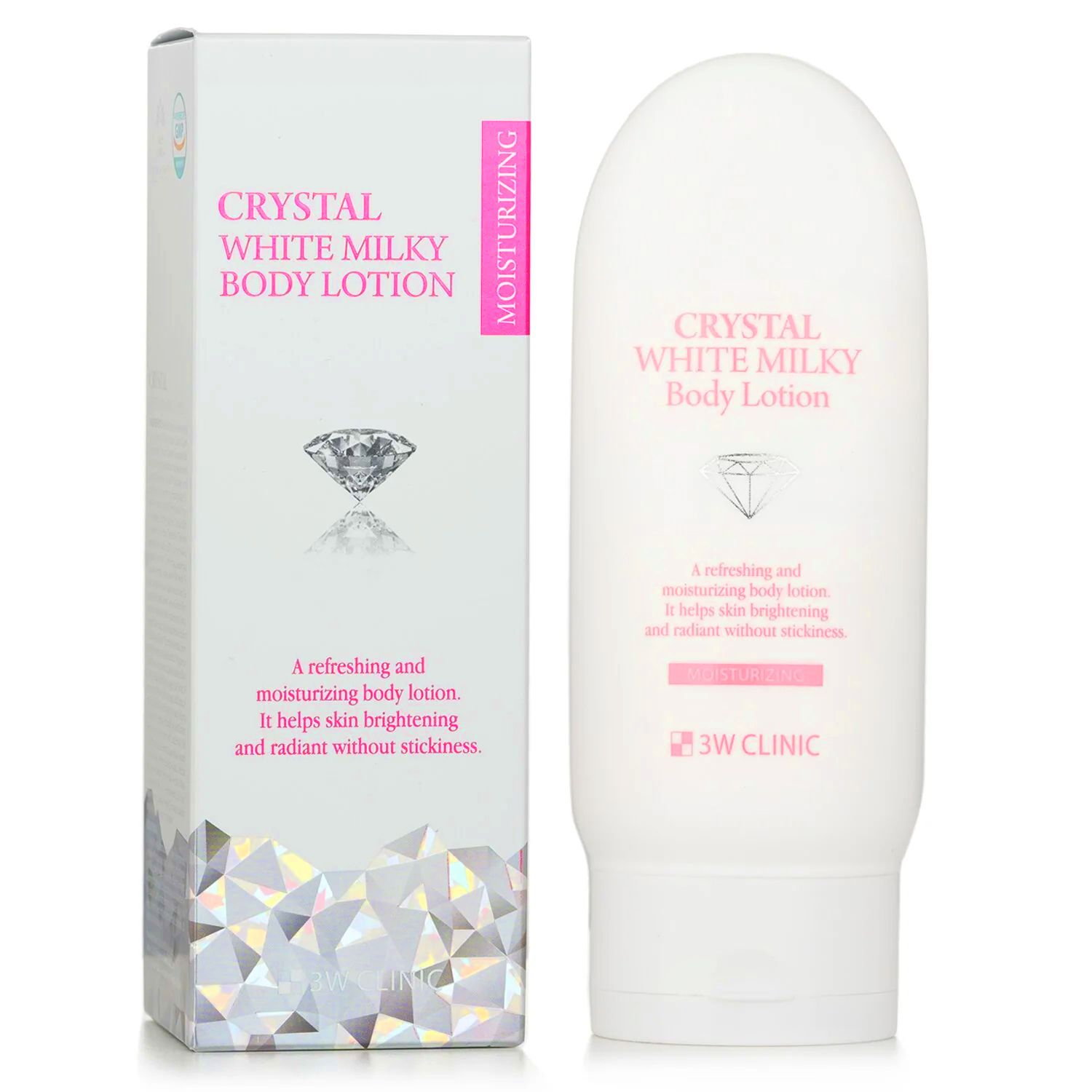 Лосьйон для тела с экстрактом молока 3W Clinic Crystal White Milky Body  Lotion, 150 г купить в Украине