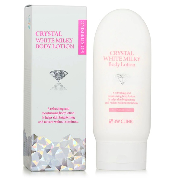 Лосьйон для тіла з екстрактом молока 3W Clinic Crystal White Milky Body Lotion, 150 г