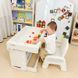 Детский столик 7-в-1 для творчества Lumpurini Paoletta. Для детей от 1 до 8 лет. Стол-трансформер со стульчиком, мольбертом, доской для конструирования, игр с водой, песком. Переоценка