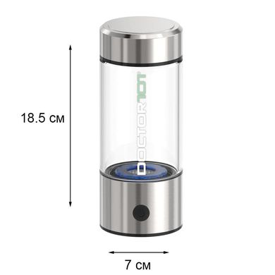 Компактный портативный генератор водородной воды Tabina-101. Небольшая водородная бутылка на 270 мл. Энциклопедия водородной воды в подарок