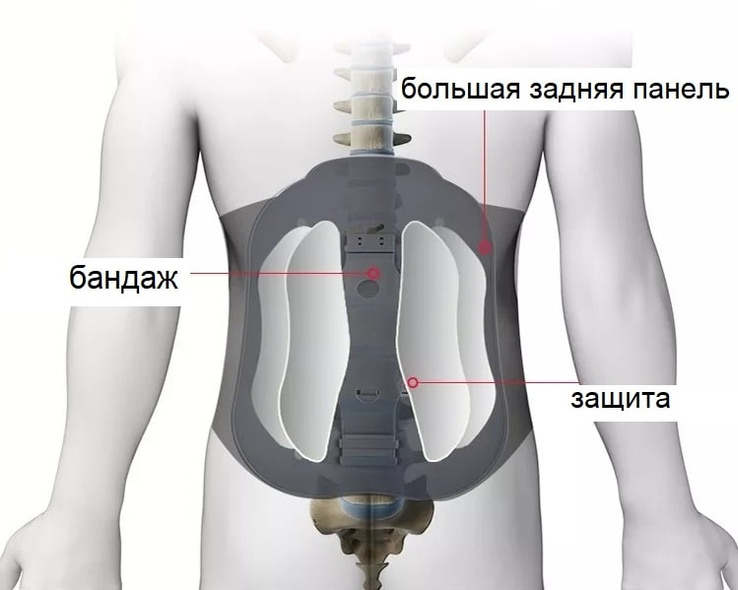 Еластичний пояс із затяжкою, коректор постави для підтримки хребта, попереку, спини