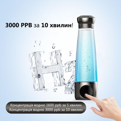 Елегантна воднева пляшка Doctor-101 Angelic на 280 мл. Генератор водневої води з мембраною DuPont для будь-якого типу води