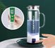 Кувшин генератор водородной воды Doctor-101 Lama для дома и офиса из боросиликатного стекла с зарядкой от USB, на 1 л