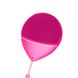 Силиконовая щетка для чистки и массажа лица и тела + очистка ультразвуком светло-розовый