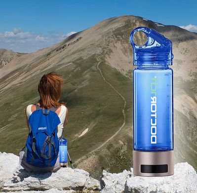 Генератор водородной воды для спортсменов и туристов Doctor-101 Todos на 400 мл с трубочкой для питья. Переоценка