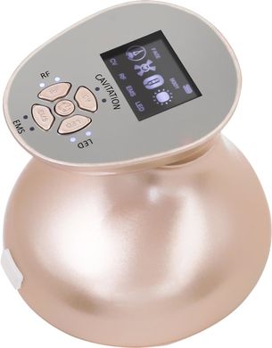 Массажер для тела и лица 5в1: ультразвуковая кавитация + RF лифтинг лица + RF лифтинг тела + светотерапия + для похудения и омоложения