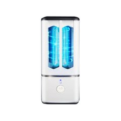 Портативная 2-в-1 ультрафиолетовая уф лампа + озоновая лампа на аккумуляторе с USB для дома и автомобиля. Бактерицидная лампа