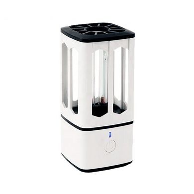 Портативна 2-в-1 ультрафіолетова уф лампа Doctor-101 + озонова лампа на акумуляторі з USB для дому та автомобіля. Бактерицидна лампа
