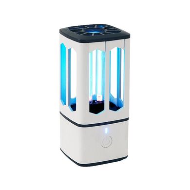 Портативная 2-в-1 ультрафиолетовая уф лампа + озоновая лампа на аккумуляторе с USB для дома и автомобиля. Бактерицидная лампа