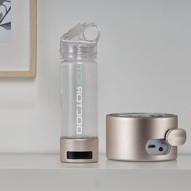 Генератор водородной воды для спортсменов и туристов Doctor-101 Todos на 400 мл с трубочкой для питья