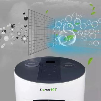 Потужний очищувач повітря 4-в-1 Doctor-101 Darwin + зволожувач повітря + ультрафіолетова уф лампа з пультом ДУ. 6-ст. система очищення