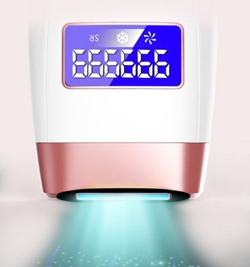 Фотоепілятор з охолодженням, епілятор, депілятор для обличчя, ніг та зони бікіні домашній + інтенсивне імпульсне світло (технологія IPL)
