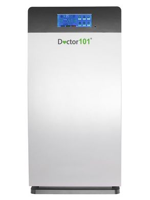 Мультифункціональний 4-в-1 очищувач повітря + озонатор + іонізатор + ультрафіолетова лампа Doctor-101 Elite для великих приміщень із пультом. 7-ступінчаста система очищення