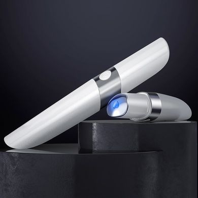 Ручка-массажер вибрационный для глаз от морщин и мешков под глазами с ионизацией + светотерапия для лица + тепловой нагрев