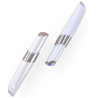 Ручка-масажер Doctor-101 вібраційний для очей від зморшок та мішків під очима з іонізацією + світлотерапія для обличчя + теплове нагрівання