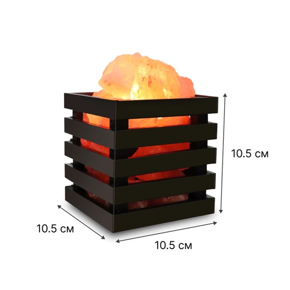 Cоляная лампа с ночником 2-в-1 Doctor-101 Cube. Солевая лампа из гималайской соли