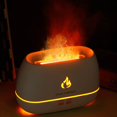 Ультразвуковий зволожувач повітря Doctor-101 Blaze з ефектом вогню і різнокольоровим нічником на 7 кольорів