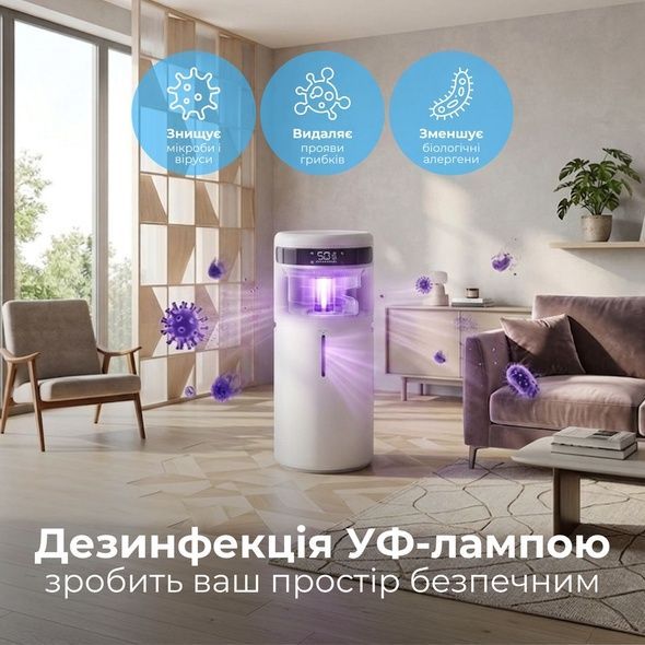 Мега-мощный увлажнитель воздуха на 16л Doctor-101 Odyssey для больших помещений. Антибактериальный увлажнитель с УФ-лампой, пультом ДУ и аромаслотом