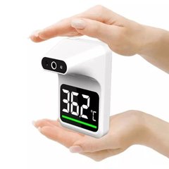 Настенный бесконтактный инфракрасный термометр медицинский для измерения температуры тела. Автоматический бесконтактный термометр Alphamed на стену