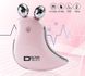 Роликовий мікрострумовий масажер для обличчя та тіла Doctor-101 + EMS стимулятор для підтяжки шкіри обличчя та схуднення рожевий